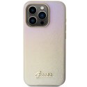 Guess GUHCP14XPSAIRSD iPhone 14 Pro Max 6.7" złoty/gold hardcase Saffiano Iridescent Script