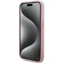 Guess GUHCP14XPSAIRSP iPhone 14 Pro Max 6.7" różowy/pink hardcase Saffiano Iridescent Script