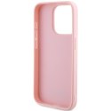 Guess GUHCP14XPSAIRSP iPhone 14 Pro Max 6.7" różowy/pink hardcase Saffiano Iridescent Script