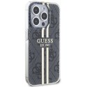 Guess GUHCP15XH4PSEGK iPhone 15 Pro Max 6.7" czarny/black hardcase IML 4G Gold Stripe