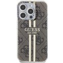 Guess GUHCP15XH4PSEGW iPhone 15 Pro Max 6.7" brązowy/brown hardcase IML 4G Gold Stripe