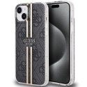 Guess GUHCP15MH4PSEGK iPhone 15 Plus / 14 Plus 6.7" czarny/black hardcase IML 4G Gold Stripe