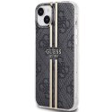 Guess GUHCP15MH4PSEGK iPhone 15 Plus / 14 Plus 6.7" czarny/black hardcase IML 4G Gold Stripe