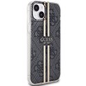 Guess GUHCP15MH4PSEGK iPhone 15 Plus / 14 Plus 6.7" czarny/black hardcase IML 4G Gold Stripe