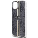 Guess GUHCP15MH4PSEGK iPhone 15 Plus / 14 Plus 6.7" czarny/black hardcase IML 4G Gold Stripe