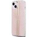 Guess GUHCP15MH4PSEGP iPhone 15 Plus / 14 Plus 6.7" różowy/pink hardcase IML 4G Gold Stripe