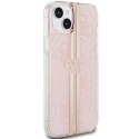 Guess GUHCP15MH4PSEGP iPhone 15 Plus / 14 Plus 6.7" różowy/pink hardcase IML 4G Gold Stripe