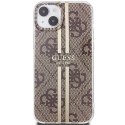 Guess GUHCP15MH4PSEGW iPhone 15 Plus / 14 Plus 6.7" brązowy/brown hardcase IML 4G Gold Stripe