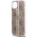 Guess GUHCP15MH4PSEGW iPhone 15 Plus / 14 Plus 6.7" brązowy/brown hardcase IML 4G Gold Stripe