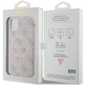 Guess GUHMN61G4GFRP iPhone 11 6.1" / Xr różowy/pink hardcase 4G Collection Leather Metal Logo MagSafe