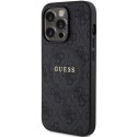 Guess GUHMP13XG4GFRK iPhone 13 Pro Max 6.7" czarny/black hardcase 4G Collection Leather Metal Logo MagSafe