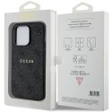 Guess GUHMP13XG4GFRK iPhone 13 Pro Max 6.7" czarny/black hardcase 4G Collection Leather Metal Logo MagSafe