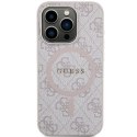 Guess GUHMP13XG4GFRP iPhone 13 Pro Max 6.7" różowy/pink hardcase 4G Collection Leather Metal Logo MagSafe