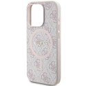 Guess GUHMP13XG4GFRP iPhone 13 Pro Max 6.7" różowy/pink hardcase 4G Collection Leather Metal Logo MagSafe