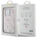 Guess GUHMP13XG4GFRP iPhone 13 Pro Max 6.7" różowy/pink hardcase 4G Collection Leather Metal Logo MagSafe