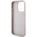 Guess GUHMP13LG4GFRP iPhone 13 Pro / 13 6.1" różowy/pink hardcase 4G Collection Leather Metal Logo MagSafe