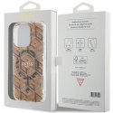 Guess GUHMP15LHGCUSTGW iPhone 15 Pro 6.1" brązowy/brown hardcase IML GCube MagSafe