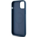 Guess GUHMP15MG4GFRB iPhone 15 Plus / 14 Plus 6.7" niebieski/blue hardcase 4G Collection Leather Metal Logo MagSafe