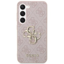 Guess nakładka do Samsung Galaxy S24 Plus S926 GUHCS24M4GMGPI różowa hardcase 4G Big Metal Logo