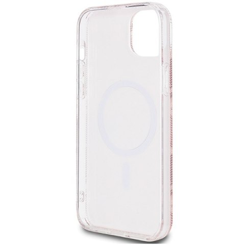 Guess GUHMP15MHGCUSTGP iPhone 15 Plus / 14 Plus 6.7" różowy/pink hardcase IML GCube MagSafe