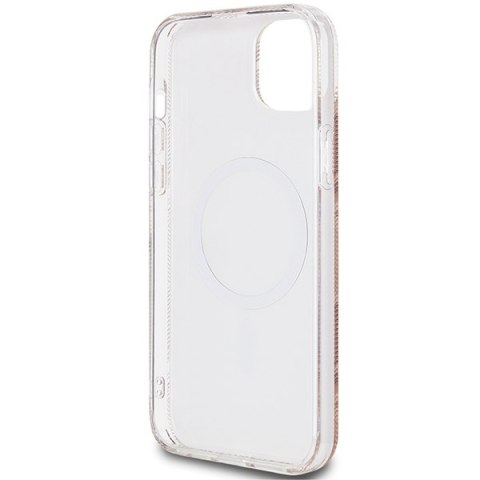 Guess GUHMP15SHGCUSTGW iPhone 15 / 14 / 13 6.1" brązowy/brown hardcase IML GCube MagSafe