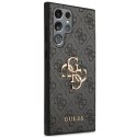 Guess GUHCS24L4GMGGR S24 Ultra S928 czarny/black hardcase 4G Big Metal Logo