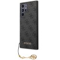 Guess GUHCS24LGF4GGR S24 Ultra S928 czarny/black hardcase 4G Charms Collection