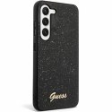 Guess GUHCS24MHGGSHK S24+ S926 czarny/black hardcase Glitter Script