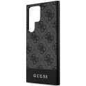 Guess GUHCS24LG4GLGR S24 Ultra S928 czarny/black hardcase 4G Stripe Collection