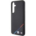 BMW BMHMS24M23PUDTK S24+ S926 czarny/black hardcase Carbom Tricolor Line MagSafe