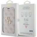 Guess GUBKP15X4GMGPI iPhone 15 Pro Max 6.7" różowy/pink book 4G Metal Logo