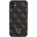 Guess GUHCN61PG4GPK iPhone 11 / Xr 6,1" czarny/black hardcase 4G Triangle Metal Logo