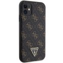 Guess GUHCN61PG4GPK iPhone 11 / Xr 6,1" czarny/black hardcase 4G Triangle Metal Logo