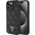 Guess GUHCP14XPG4GPK iPhone 14 Pro Max 6.7" czarny/black hardcase 4G Triangle Metal Logo