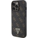 Guess GUHCP14XPG4GPK iPhone 14 Pro Max 6.7" czarny/black hardcase 4G Triangle Metal Logo