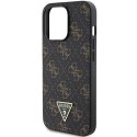 Guess GUHCP14XPG4GPK iPhone 14 Pro Max 6.7" czarny/black hardcase 4G Triangle Metal Logo