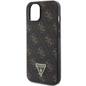 Guess GUHCP14SPG4GPK iPhone 14 / 15 / 13 6.1" czarny/black hardcase 4G Triangle Metal Logo