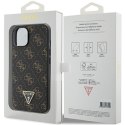 Guess GUHCP14SPG4GPK iPhone 14 / 15 / 13 6.1" czarny/black hardcase 4G Triangle Metal Logo