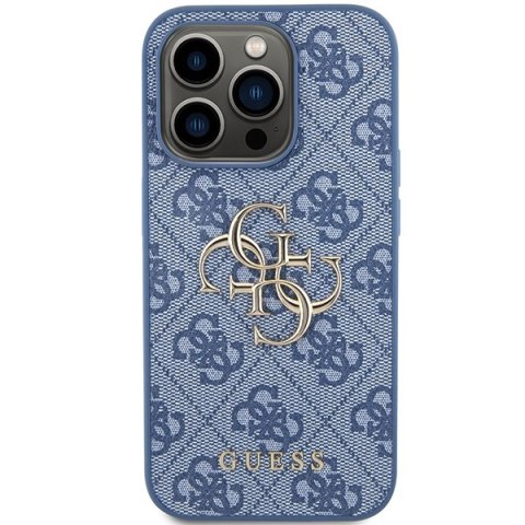 Guess GUHCP15X4GMGBL iPhone 15 Pro Max 6.7" niebieski/blue hardcase 4G Big Metal Logo
