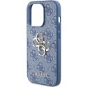 Guess GUHCP15X4GMGBL iPhone 15 Pro Max 6.7" niebieski/blue hardcase 4G Big Metal Logo