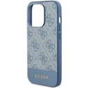 Guess GUHCP15XG4GLBL iPhone 15 Pro Max 6.7" niebieski/blue hardcase 4G Stripe Collection