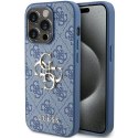 Guess GUHCP15L4GMGBL iPhone 15 Pro 6.1" niebieski/blue hardcase 4G Big Metal Logo