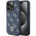 Guess GUHCP15LPG4GPB iPhone 15 Pro 6.1" niebieski/blue hardcase 4G Triangle Metal Logo