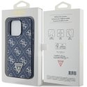 Guess GUHCP15LPG4GPB iPhone 15 Pro 6.1" niebieski/blue hardcase 4G Triangle Metal Logo