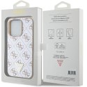 Guess GUHCP15LPG4GPH iPhone 15 Pro 6.1" biały/white hardcase 4G Triangle Metal Logo