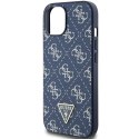 Guess GUHCP15MPG4GPB iPhone 15 Plus / 14 Plus 6.7" niebieski/blue hardcase 4G Triangle Metal Logo