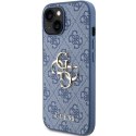 Guess GUHCP15S4GMGBL iPhone 15 / 14 / 13 6.1" niebieski/blue hardcase 4G Big Metal Logo