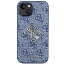 Guess GUHCP15S4GMGBL iPhone 15 / 14 / 13 6.1" niebieski/blue hardcase 4G Big Metal Logo