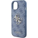 Guess GUHCP15S4GMGBL iPhone 15 / 14 / 13 6.1" niebieski/blue hardcase 4G Big Metal Logo