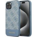 Guess GUHCP15SG4GLBL iPhone 15 / 14 / 13 6.1" niebieski/blue hardcase 4G Stripe Collection